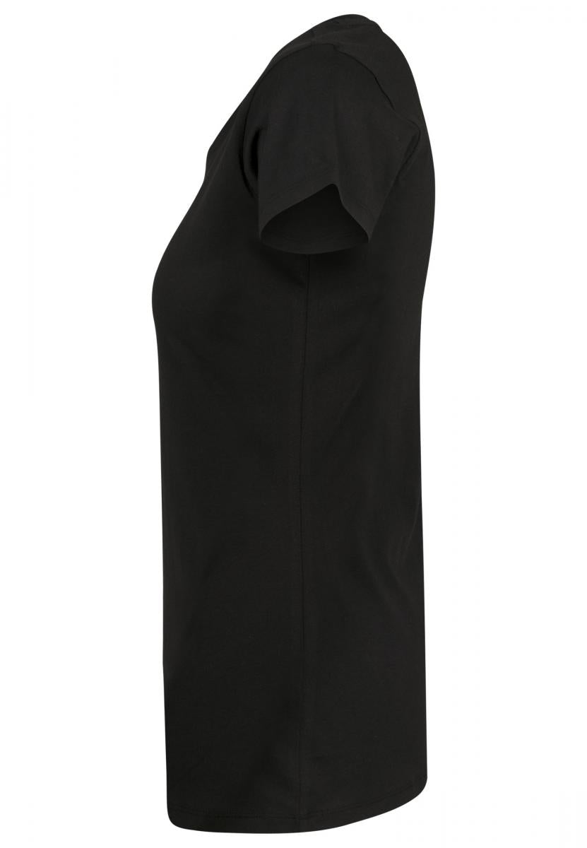 Ladies Merch T-Shirt in Schwarz, Detailansicht