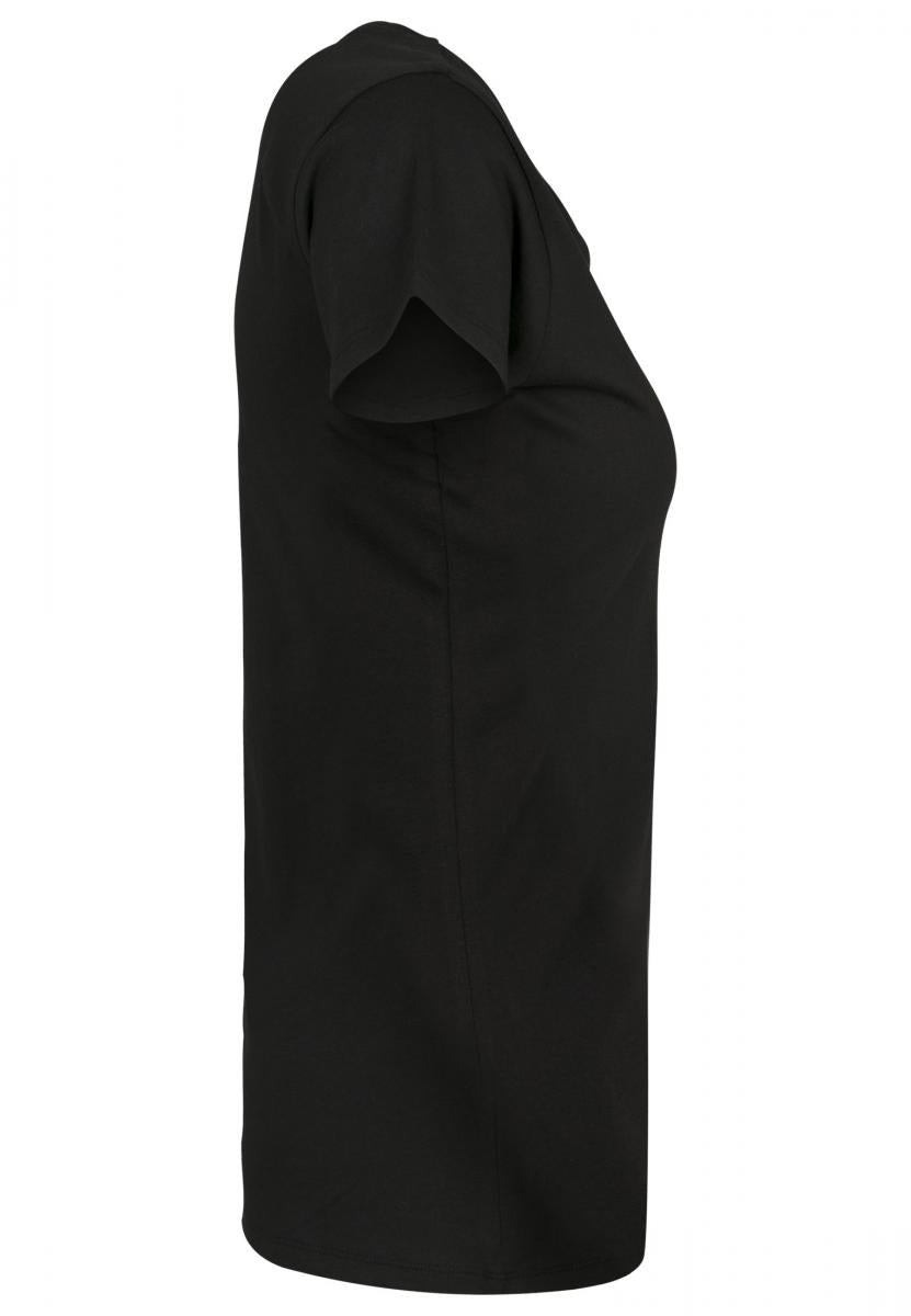 Ladies Merch T-Shirt in Schwarz, Detailansicht