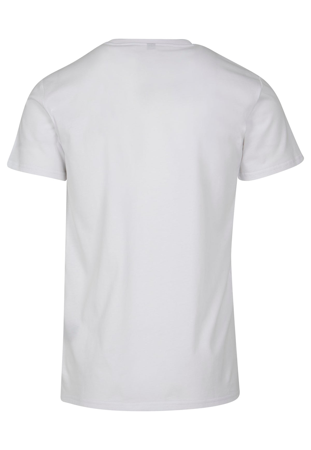 Basic T-Shirt in White, Rückansicht