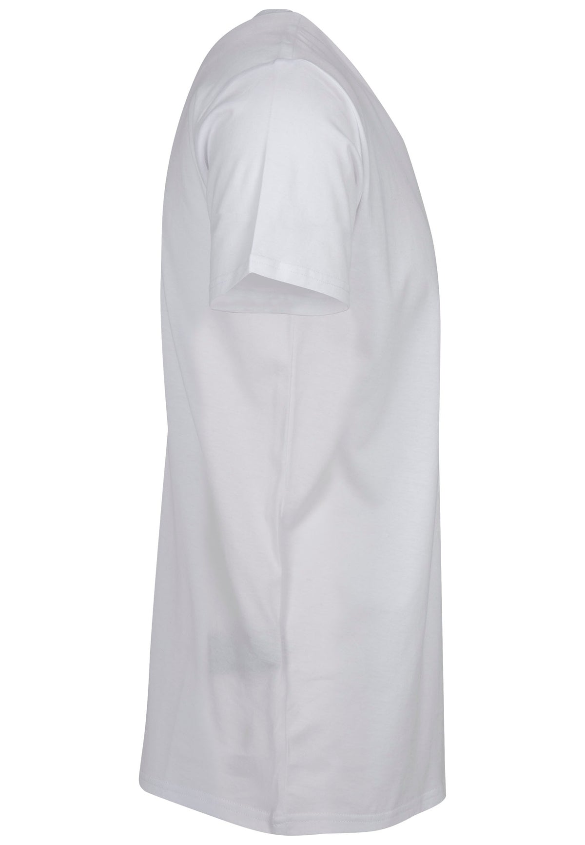 Basic T-Shirt in White, Detailansicht