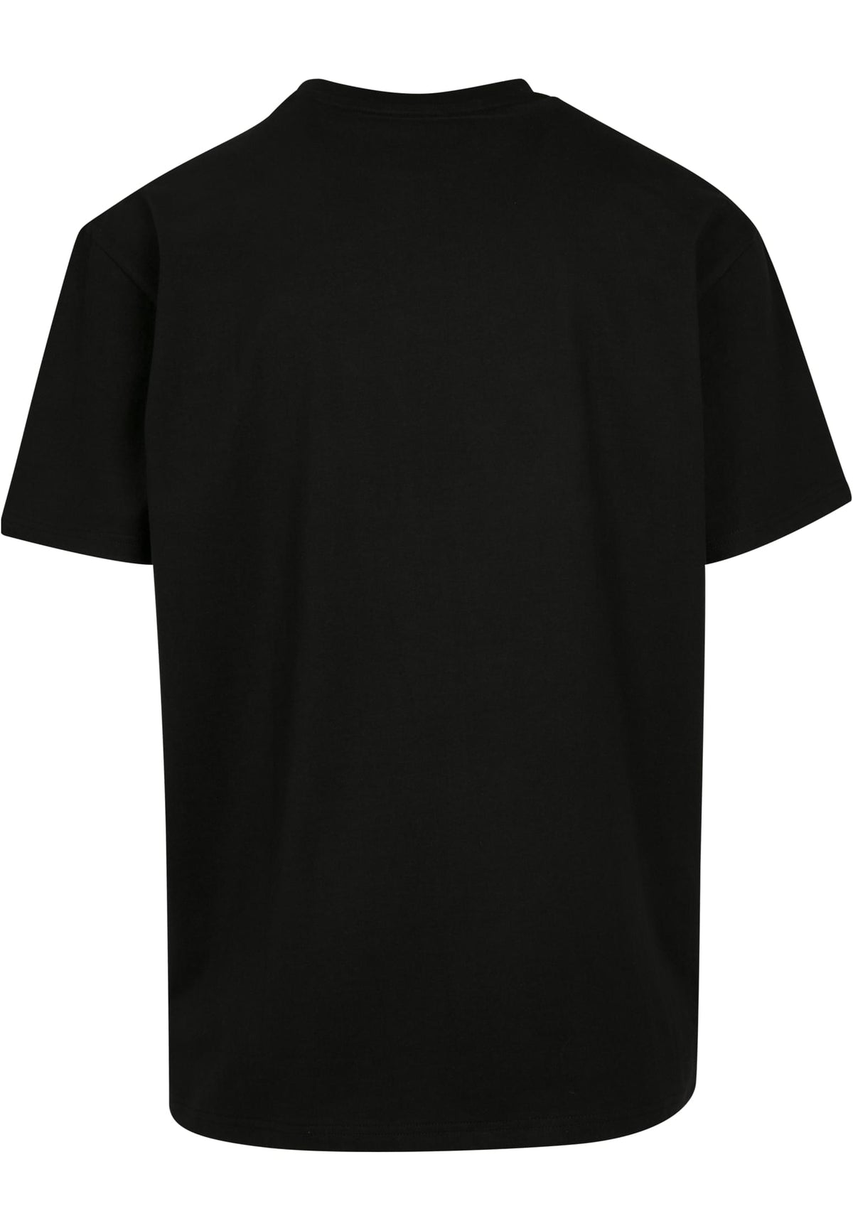 Heavy Oversize Tee in Schwarz, Rückansicht