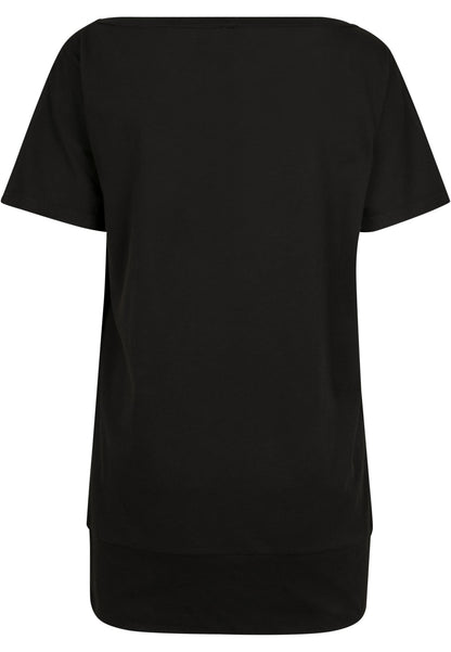 Ladies Batwing Tee in Schwarz, Rückansicht