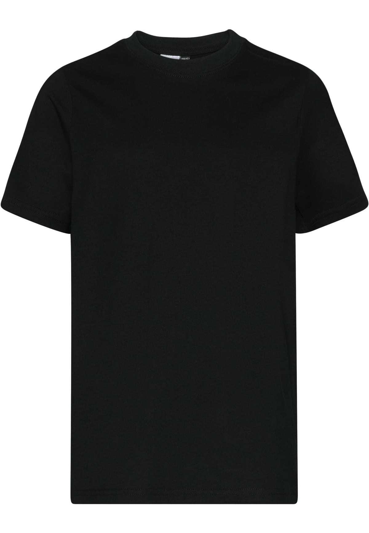 Kids Basic Tee in Schwarz, Vorderansicht