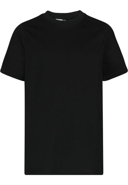 Kids Basic Tee in Schwarz, Vorderansicht
