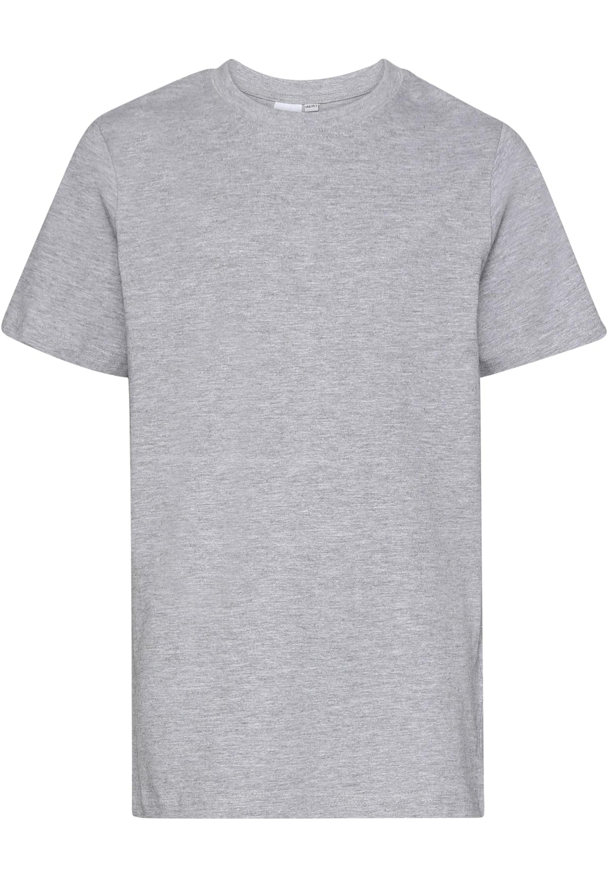 Kids Basic Tee in Heather Grey, Vorderansicht