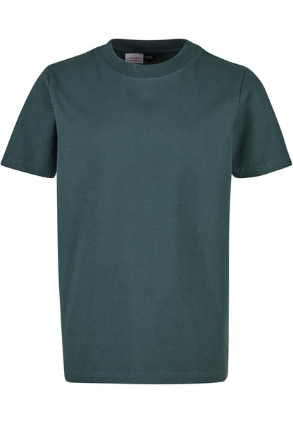 Kids Basic Tee in Bottle Green, Vorderansicht
