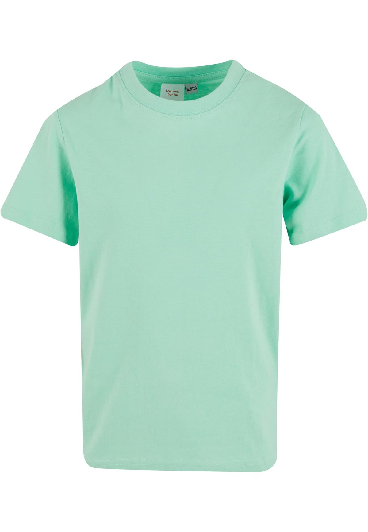 Kids Basic Tee in Neo Mint, Vorderansicht