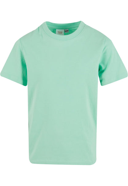 Kids Basic Tee in Neo Mint, Vorderansicht