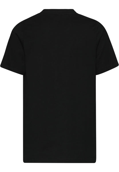 Kids Basic Tee in Schwarz, Rückansicht