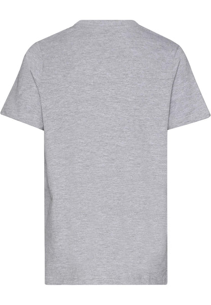 Kids Basic Tee in Heather Grey, Rückansicht