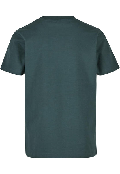 Kids Basic Tee in Bottle Green, Rückansicht