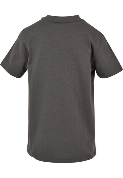 Kids Basic Tee in Dark Shadow, Rückansicht