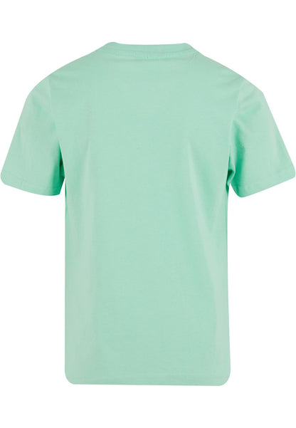 Kids Basic Tee in Neo Mint, Rückansicht