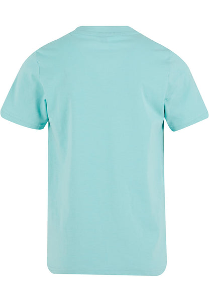 Kids Basic Tee in Beryl Blue, Rückansicht