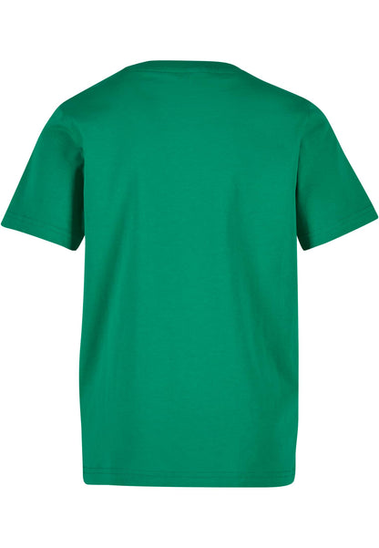 Kids Basic Tee in Retro Green, Rückansicht