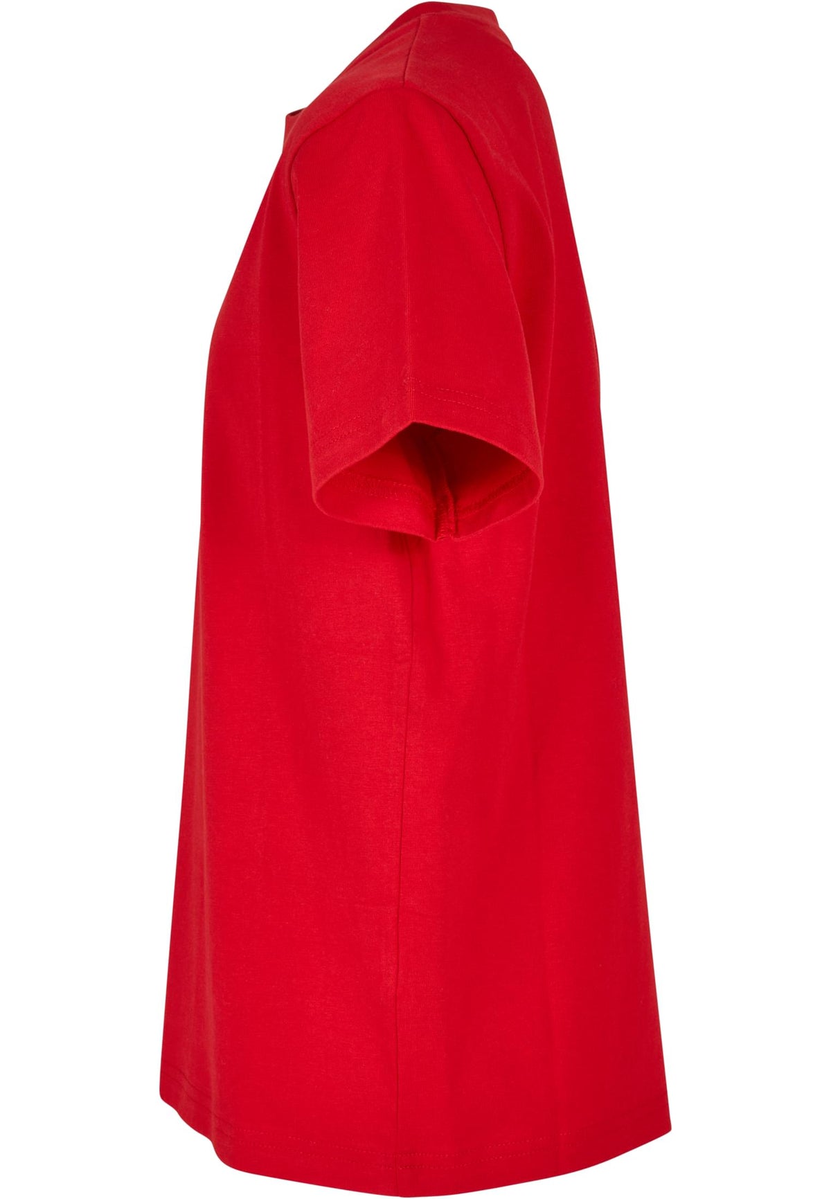 Kids Basic Tee in City Red, Detailansicht