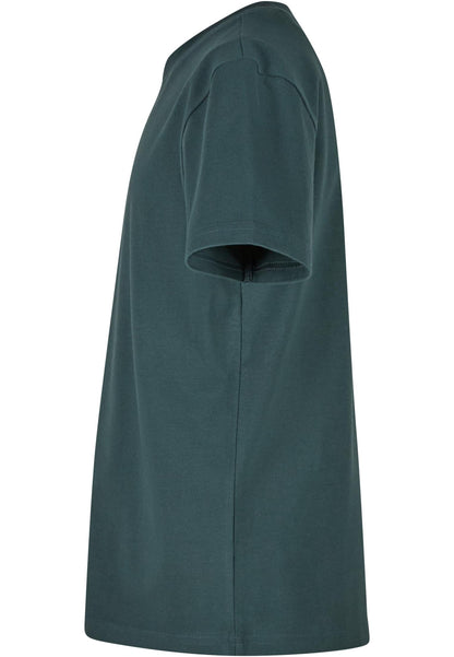Kids Basic Tee in Bottle Green, Detailansicht