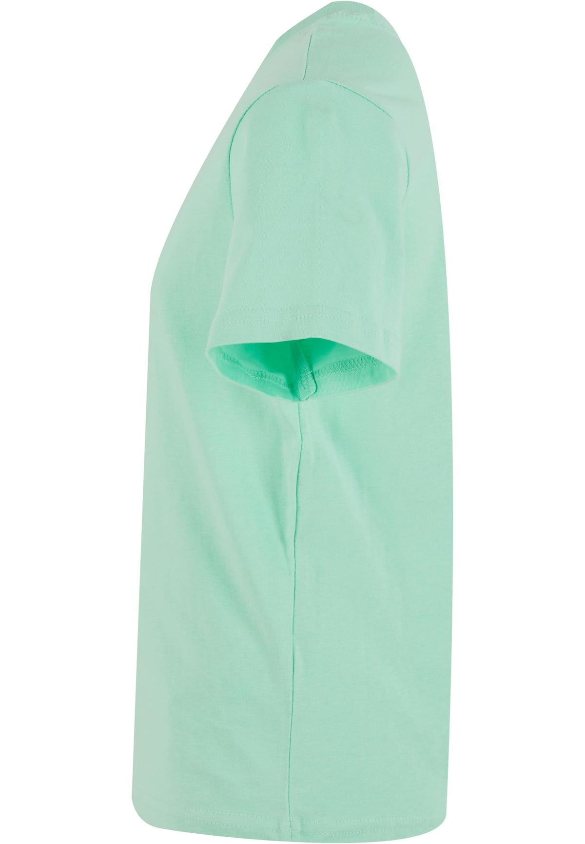 Kids Basic Tee in Neo Mint, Detailansicht