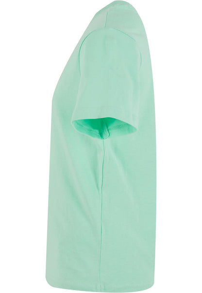 Kids Basic Tee in Neo Mint, Detailansicht
