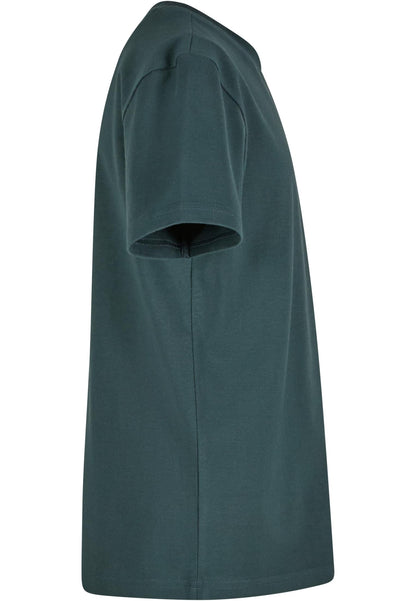 Kids Basic Tee in Bottle Green, Detailansicht