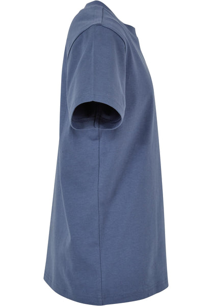 Kids Basic Tee in Vintage Blue, Detailansicht