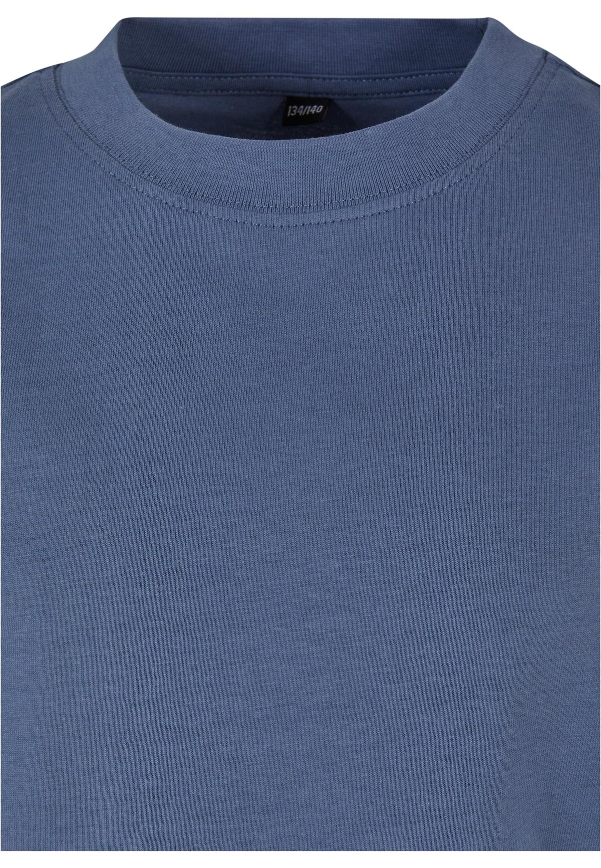 Kids Basic Tee in Vintage Blue, Detailansicht