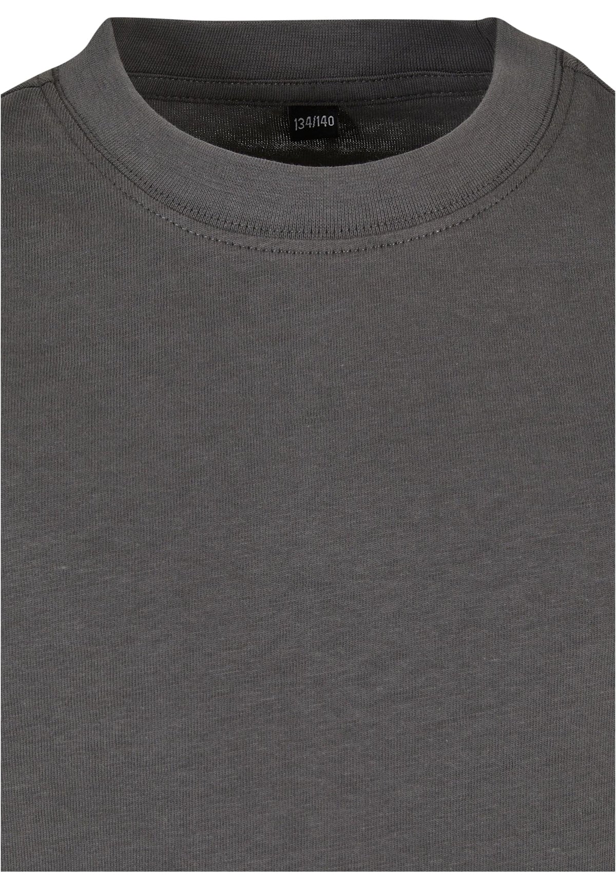 Kids Basic Tee in Dark Shadow, Detailansicht