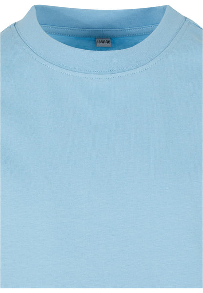 Kids Basic Tee in Baltic Blue, Detailansicht
