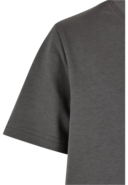 Kids Basic Tee in Dark Shadow, Detailansicht