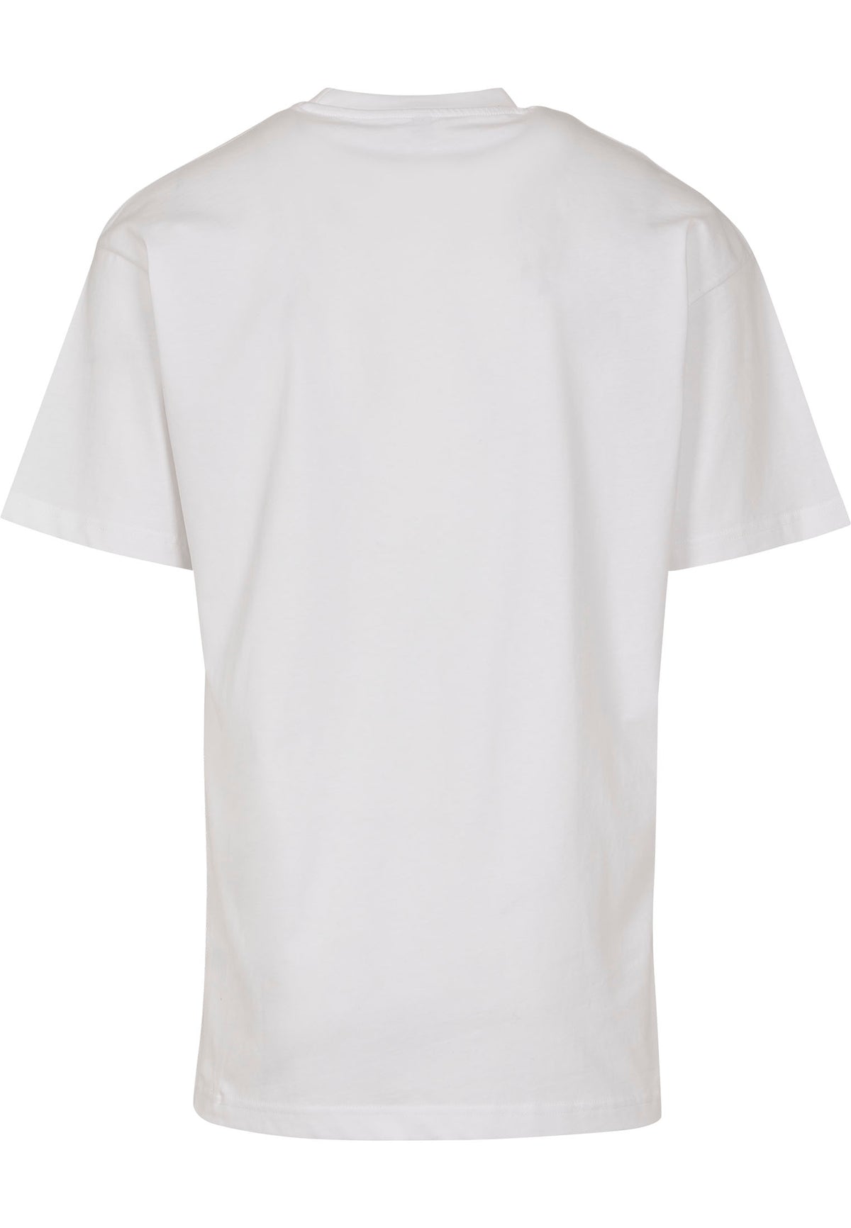 Premium Combed Jersey Loose in White, Rückansicht