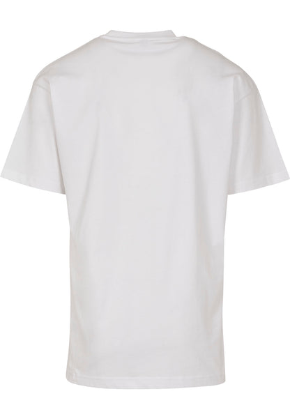 Premium Combed Jersey Loose in White, Rückansicht