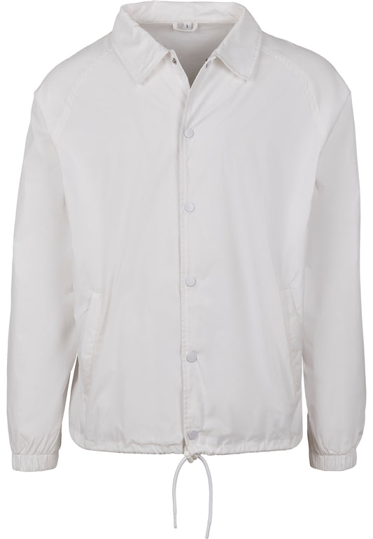 Coach Jacket in White, Vorderansicht