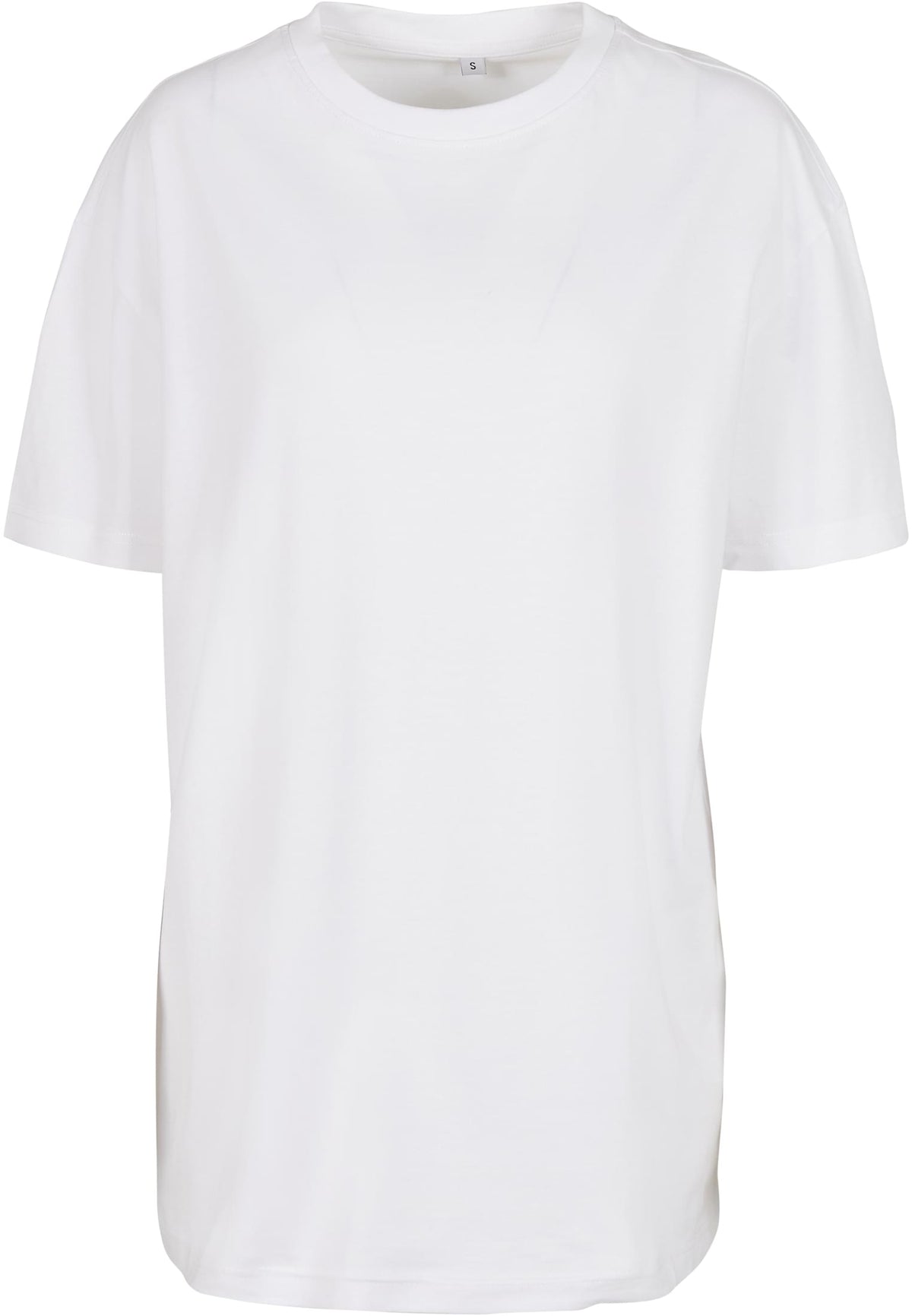 Ladies Oversized Boyfriend Tee in White, Vorderansicht