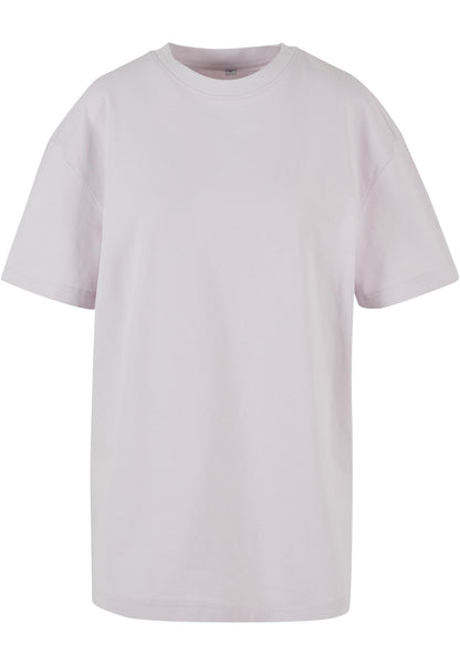 Ladies Oversized Boyfriend Tee in Soft Lilac, Vorderansicht