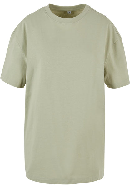 Ladies Oversized Boyfriend Tee in Soft Salvia, Vorderansicht