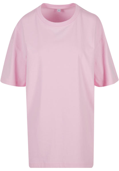 Ladies Oversized Boyfriend Tee in Soft Pink, Vorderansicht