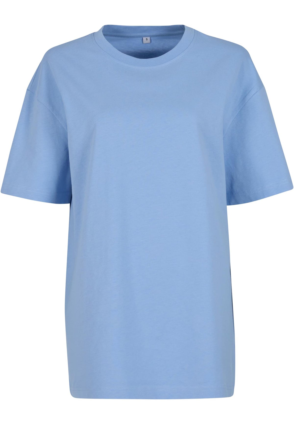 Ladies Oversized Boyfriend Tee in Powder Blue, Vorderansicht