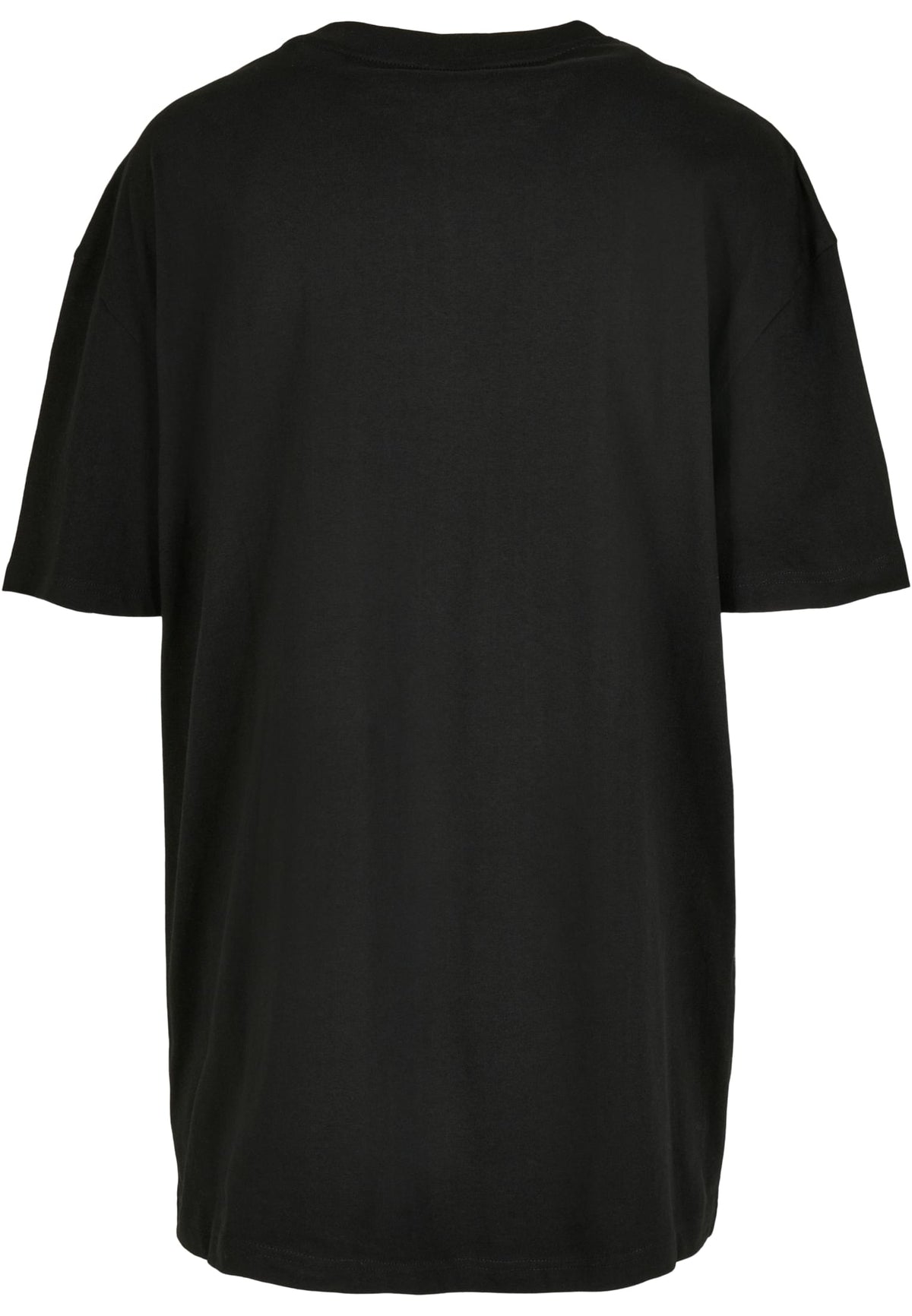 Ladies Oversized Boyfriend Tee in Schwarz, Rückansicht