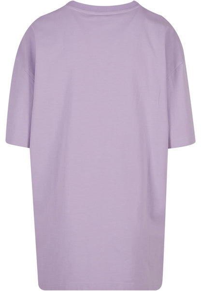 Ladies Oversized Boyfriend Tee in Lilac, Rückansicht