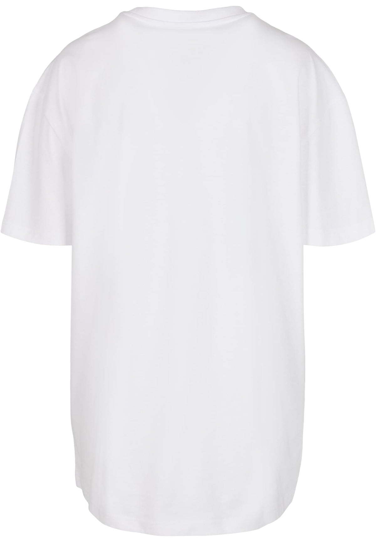Ladies Oversized Boyfriend Tee in White, Rückansicht