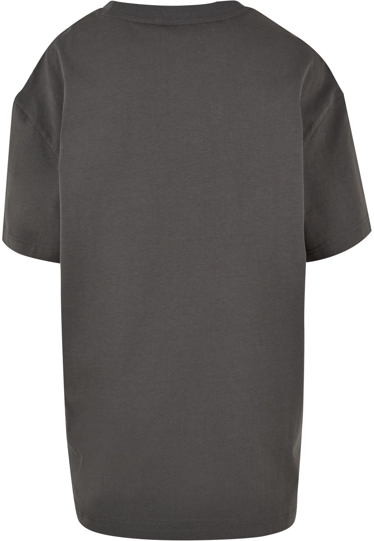 Ladies Oversized Boyfriend Tee in Dark Shadow, Rückansicht