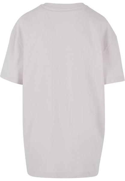 Ladies Oversized Boyfriend Tee in Soft Lilac, Rückansicht