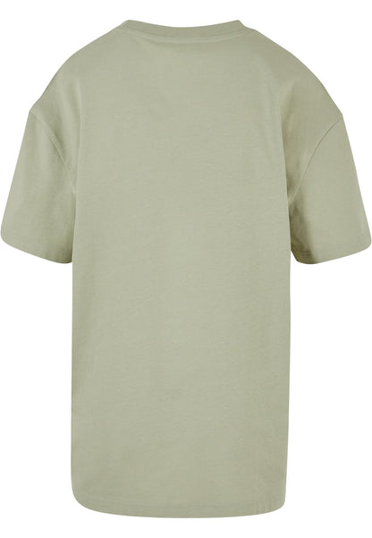 Ladies Oversized Boyfriend Tee in Soft Salvia, Rückansicht