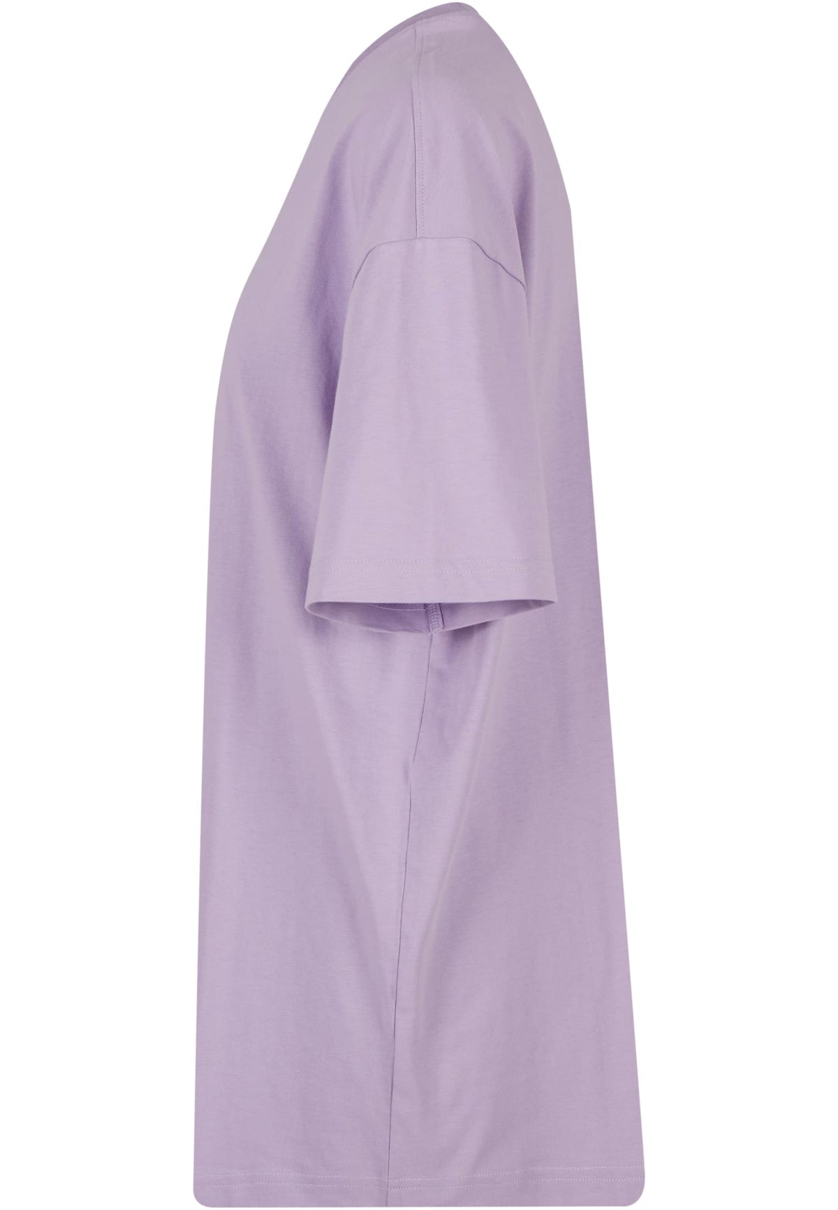 Ladies Oversized Boyfriend Tee in Lilac, Detailansicht