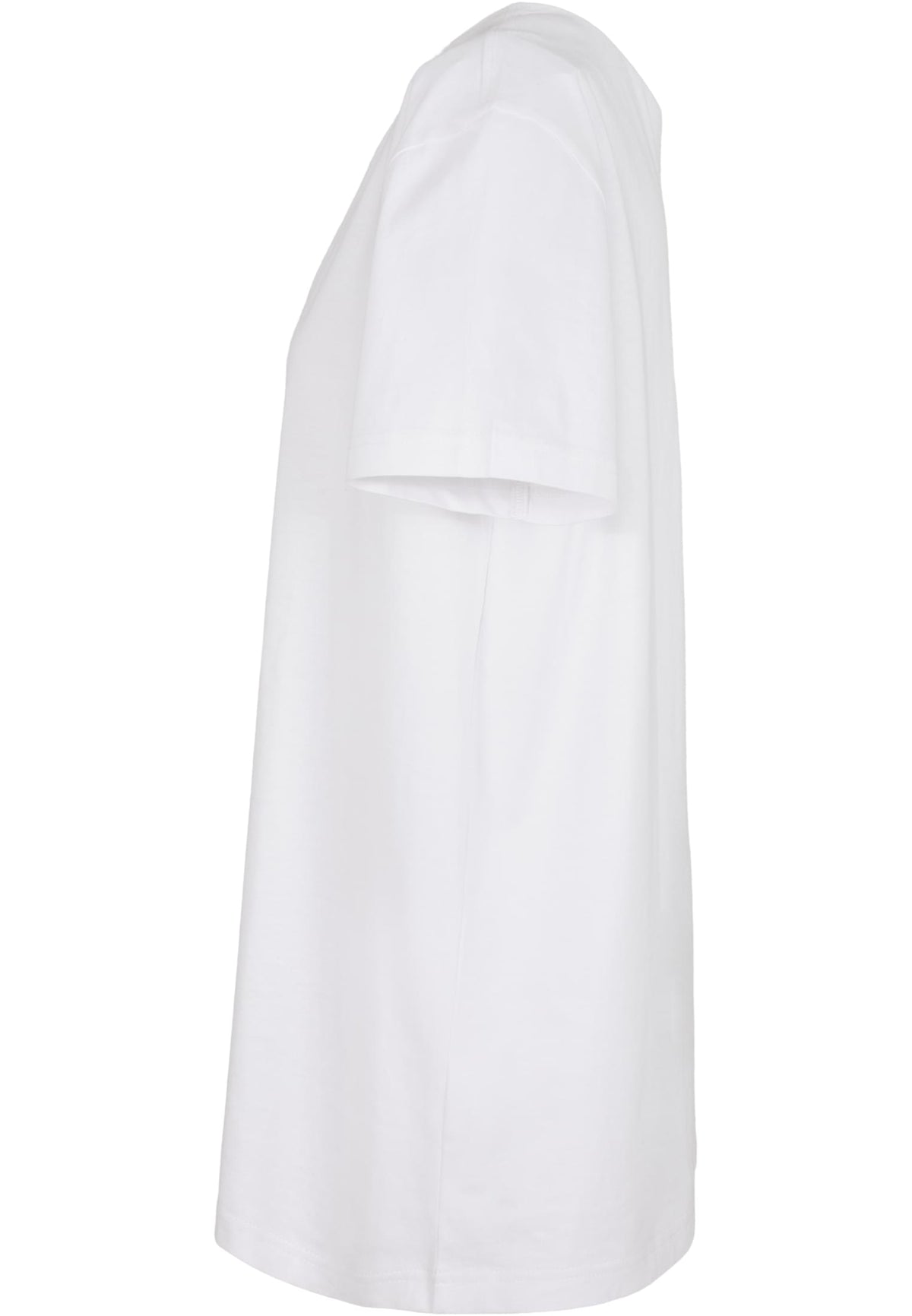 Ladies Oversized Boyfriend Tee in White, Detailansicht