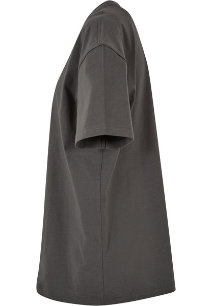 Ladies Oversized Boyfriend Tee in Dark Shadow, Detailansicht