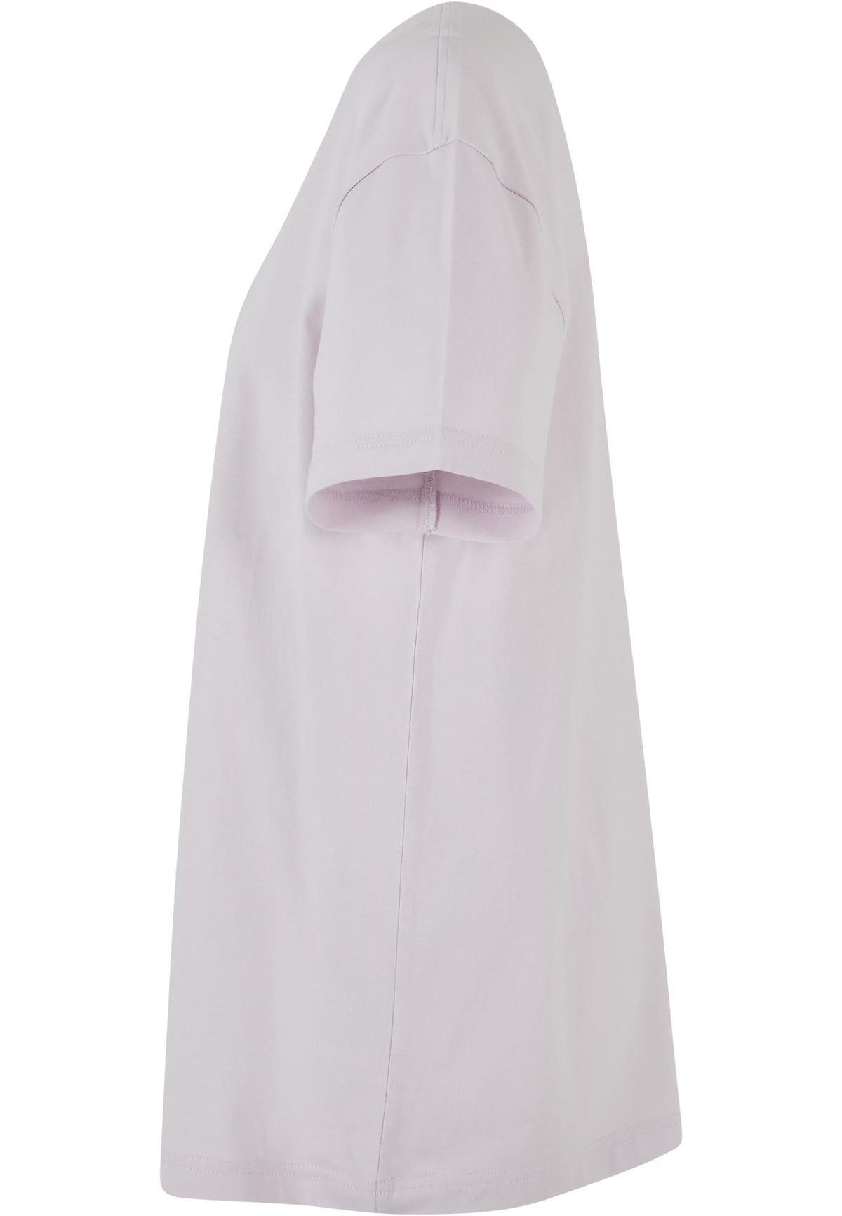 Ladies Oversized Boyfriend Tee in Soft Lilac, Detailansicht