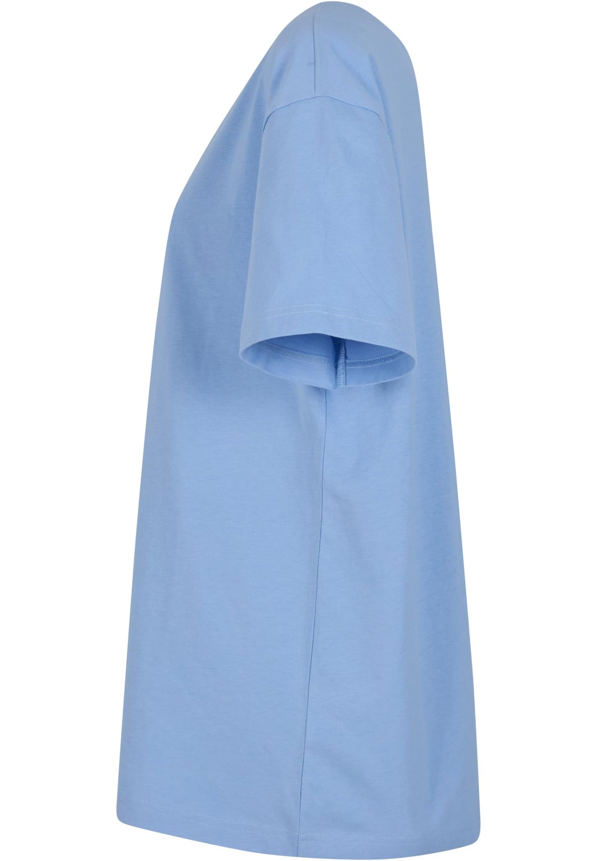 Ladies Oversized Boyfriend Tee in Powder Blue, Detailansicht