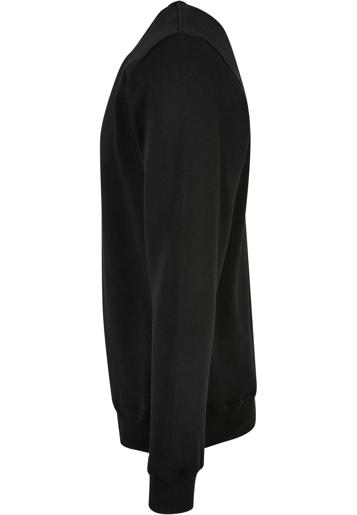 Essentials Basic Crew in Schwarz, Detailansicht