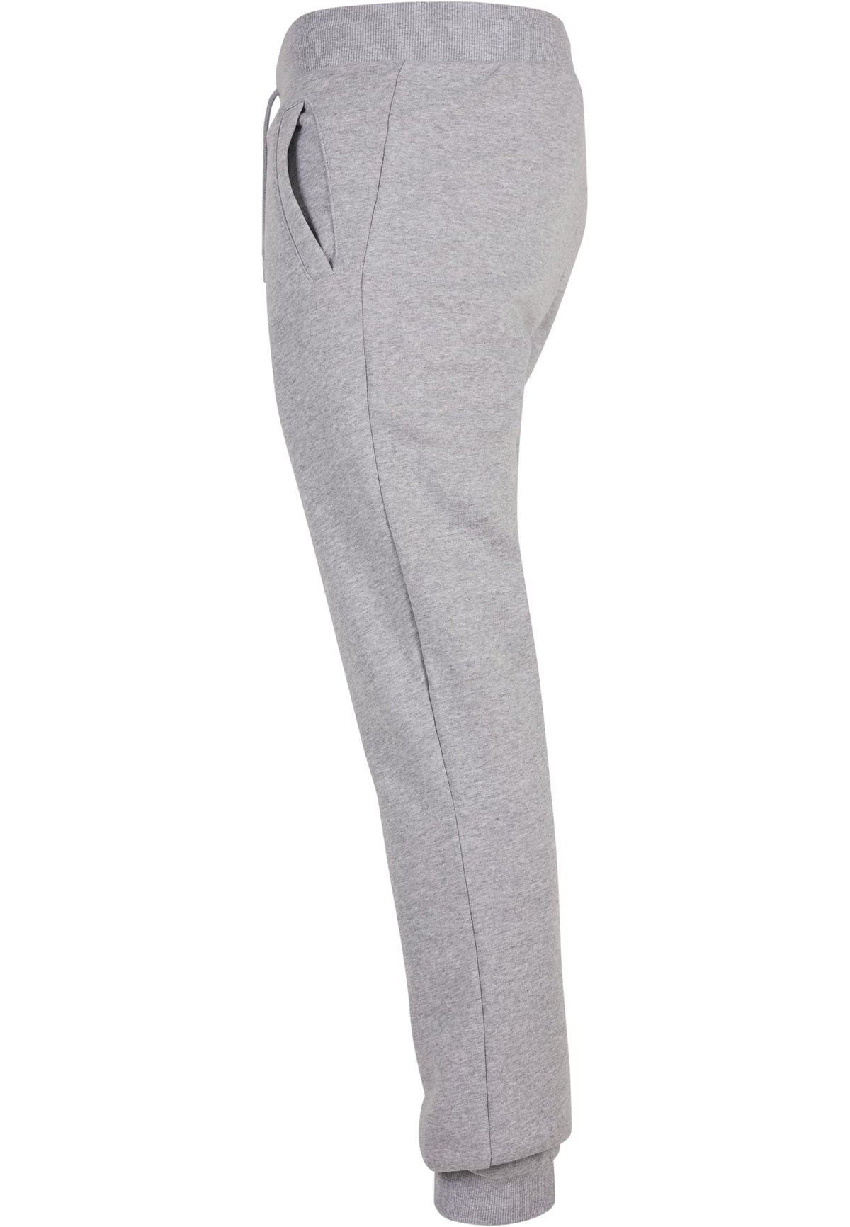 Essentials Basic Sweatpants in Heather Grey, Detailansicht